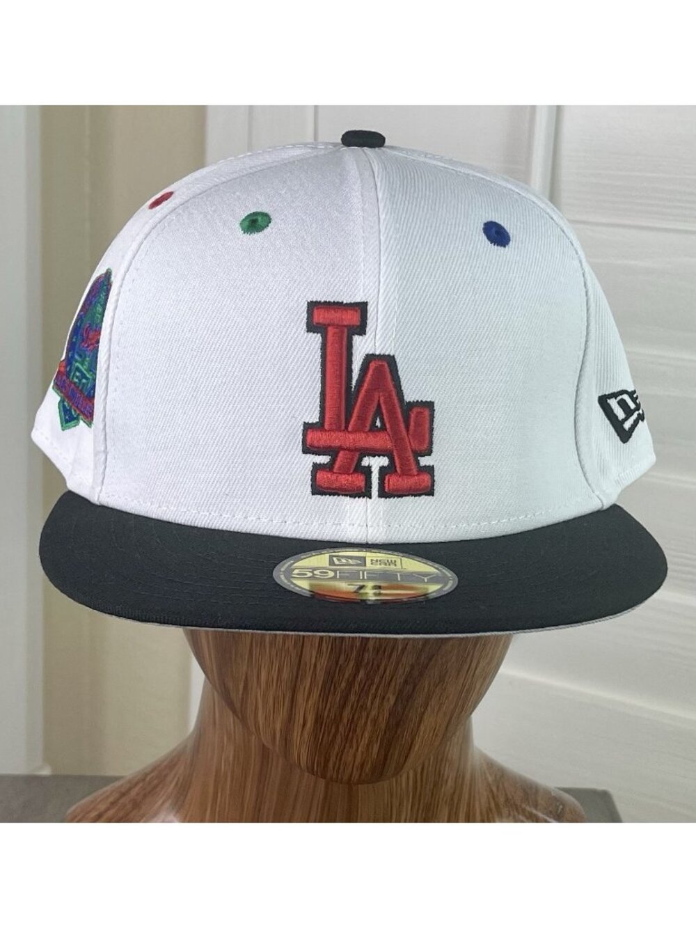 New Era 59Fifty MLB Los Angeles Dodgers 60th Anniversary Patch - Fitted 7 3/4